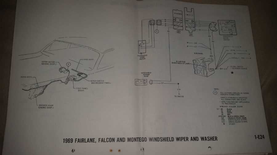 windshield wiper motor wiring diagram ford