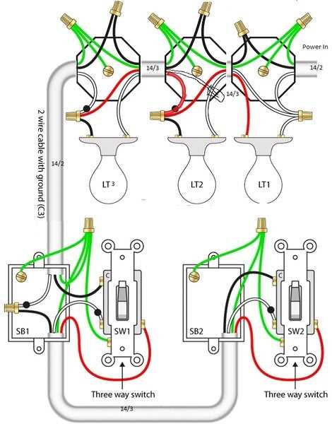 wiring a three way switch diagram