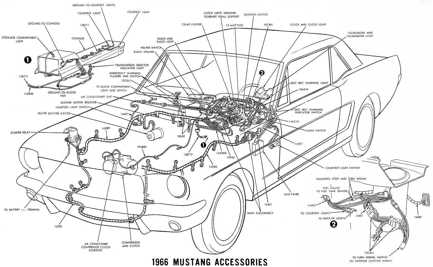 wiring diagram 1967 mustang