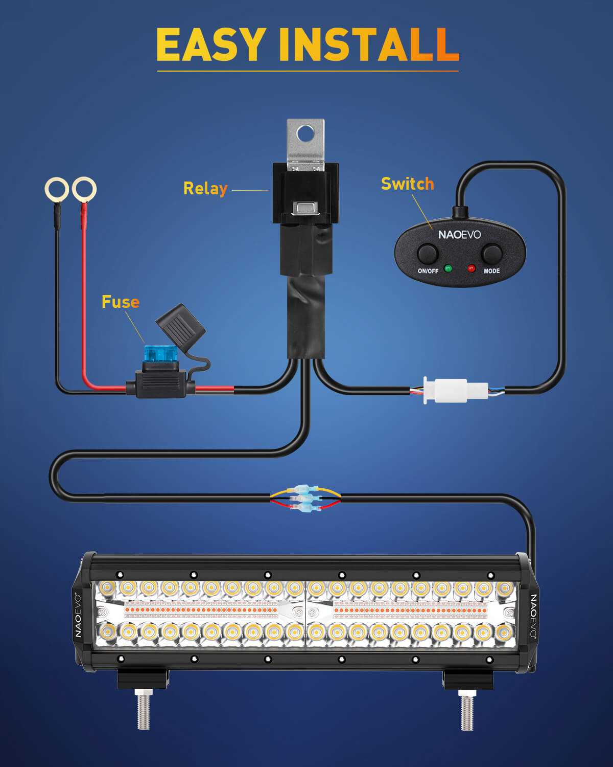 wiring diagram for a led light bar