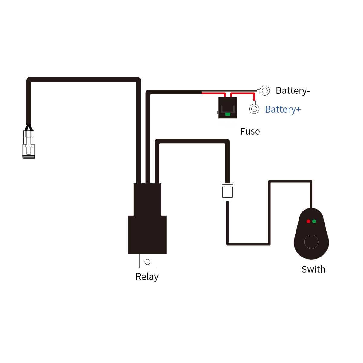 wiring diagram for a light bar