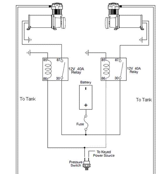 wiring diagram for air compressor pressure switch