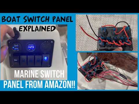 wiring diagram for boat switch panel