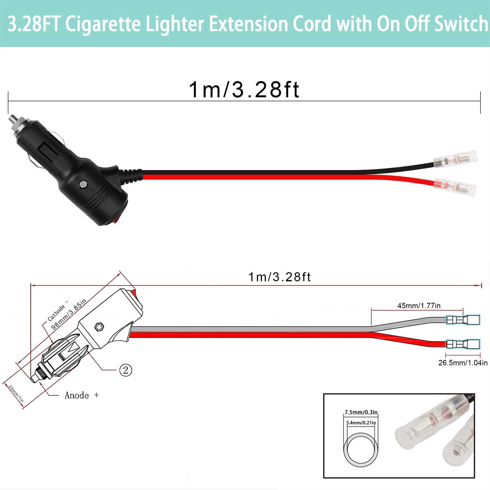 wiring diagram for cigarette lighter plug