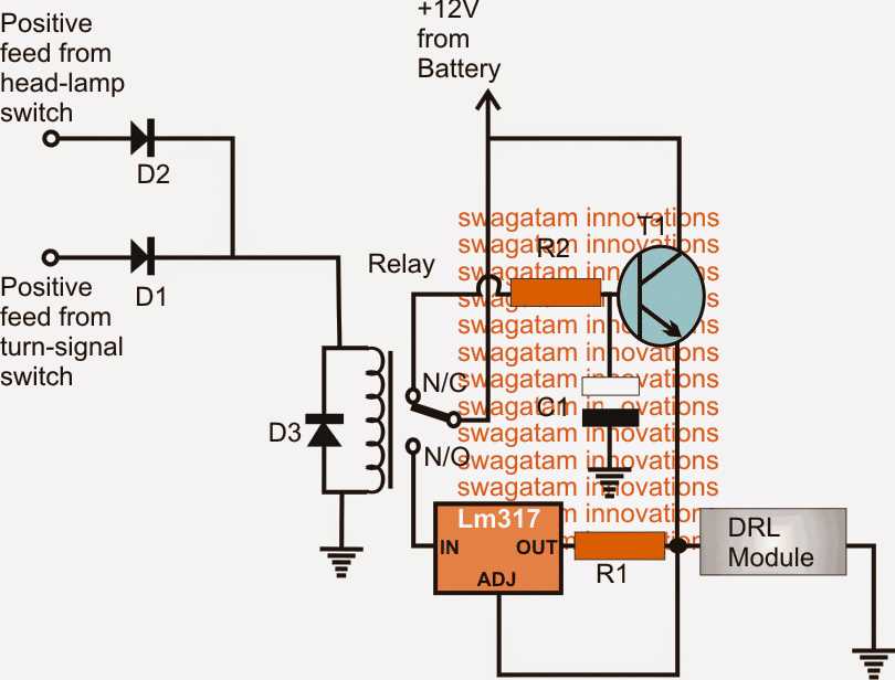 wiring diagram for daylight running lights