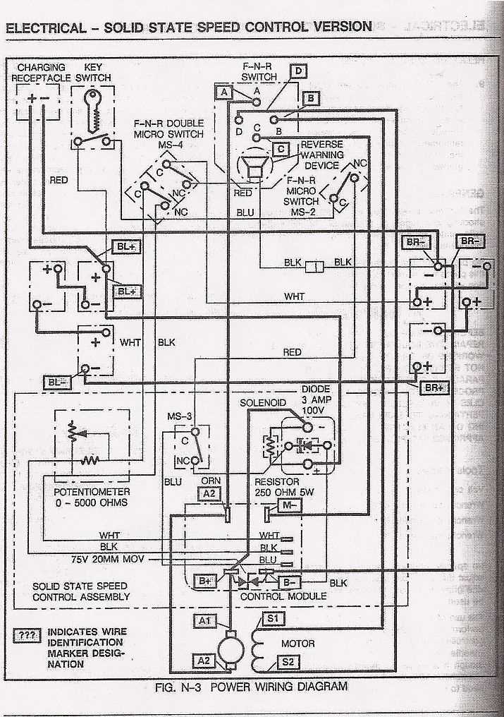 wiring diagram for ezgo golf cart