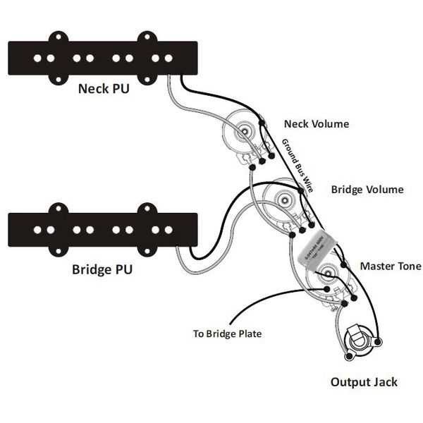 wiring diagram for fender jazz bass