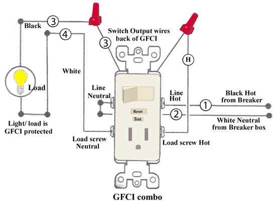 wiring diagram for gfci