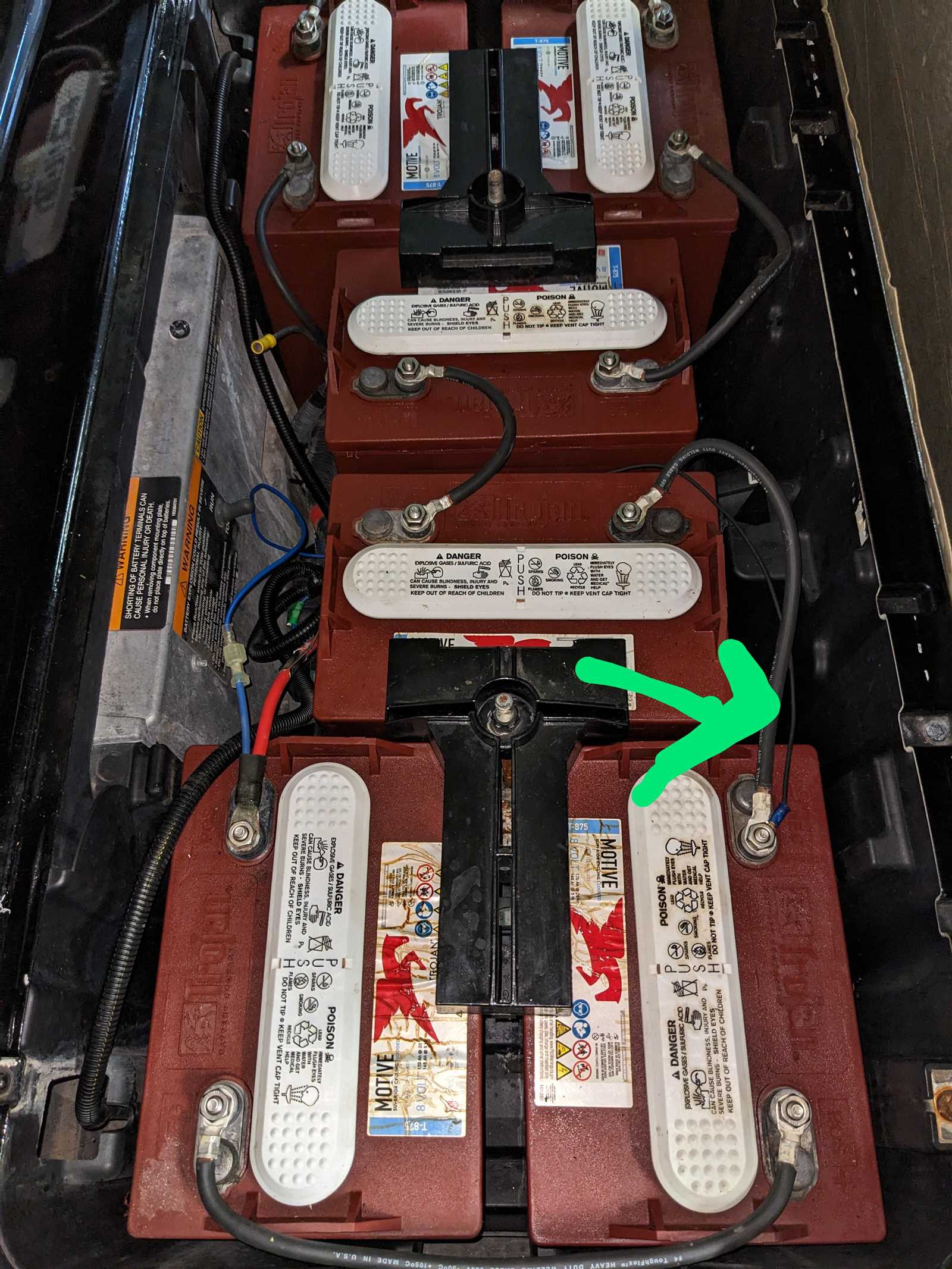 wiring diagram for golf cart batteries