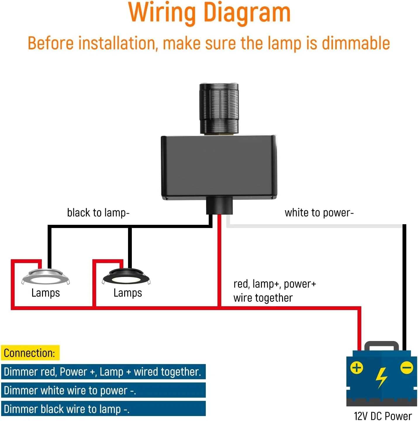 wiring diagram for led dimmer switch