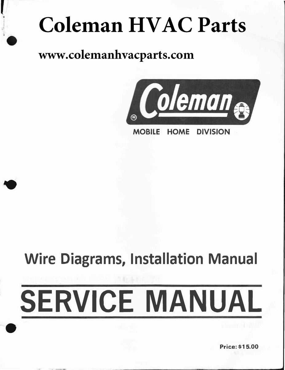 wiring diagram for mobile home furnace