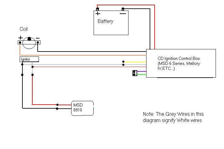 wiring diagram for msd distributor