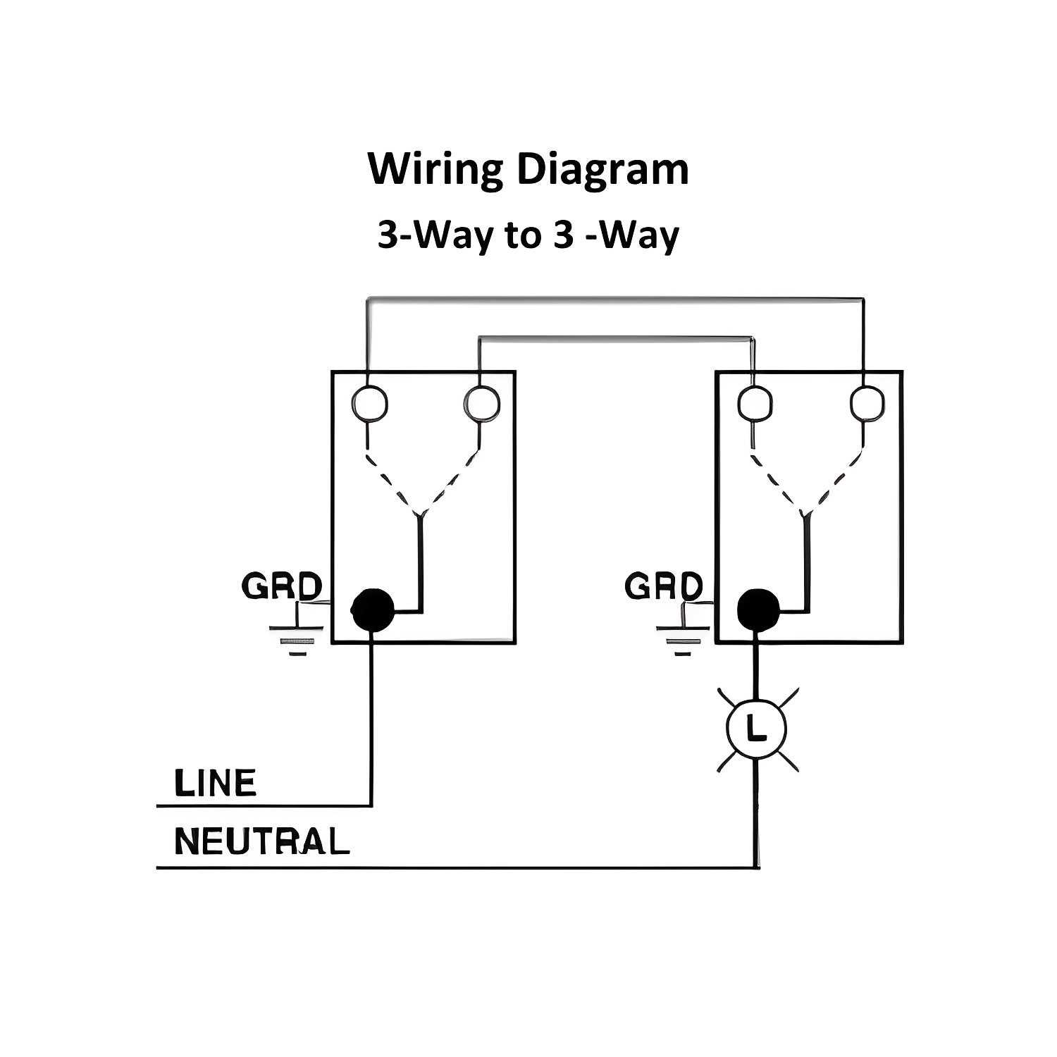 wiring diagram of 3 way switch