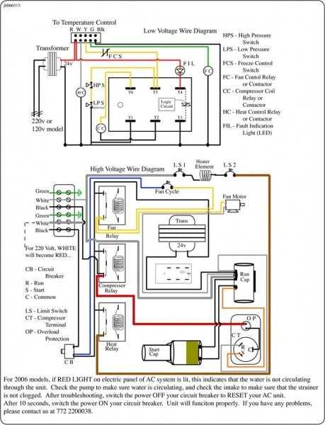 wiring diagram of air conditioner