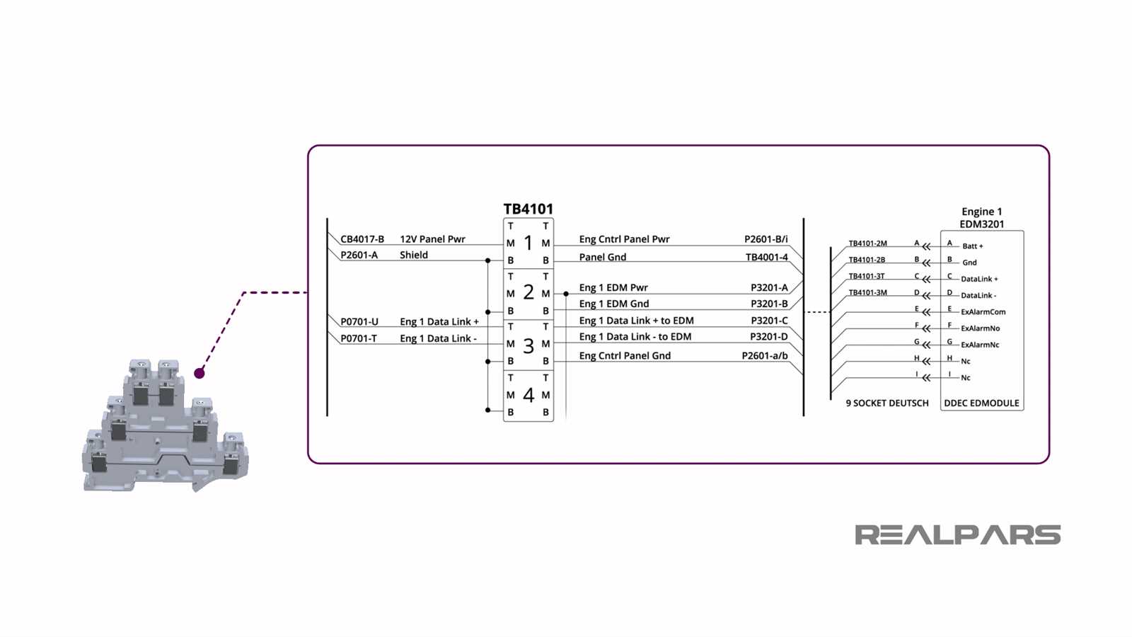 wiring diagram terminal block