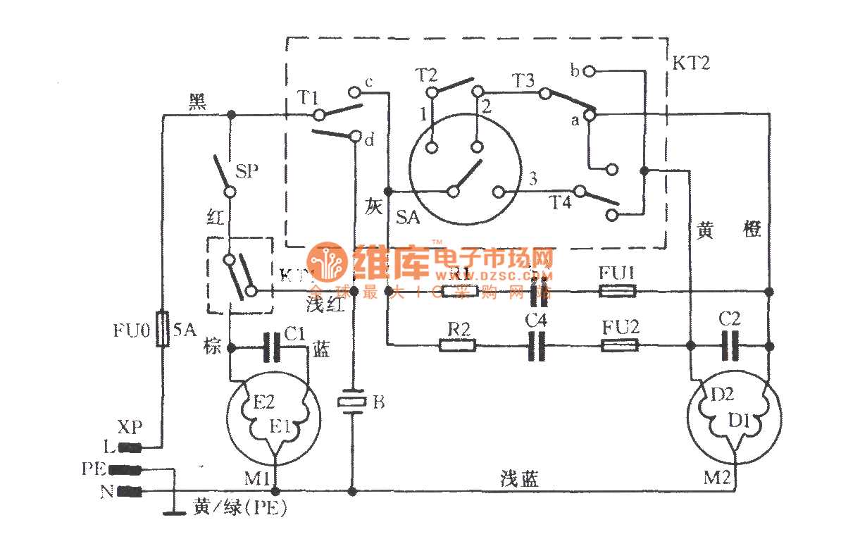 wiring diagram whirlpool washing machine