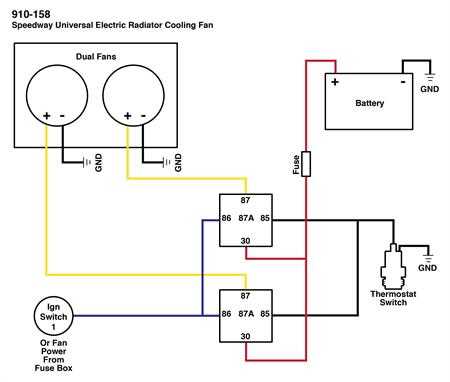 wiring fan relay diagram