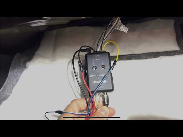 wiring harness metra line output converter diagram