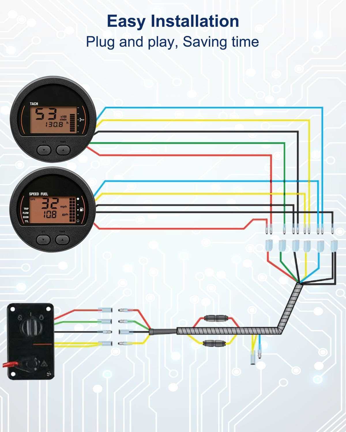 yamaha fuel gauge wiring diagram