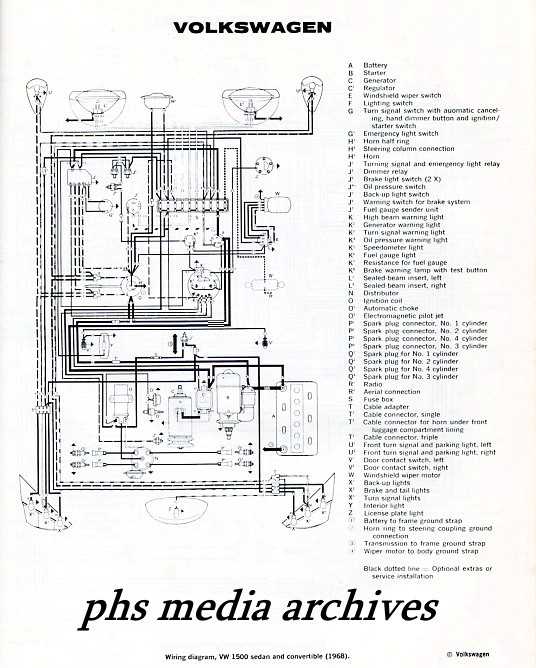 volkswagen beetle wiring diagram