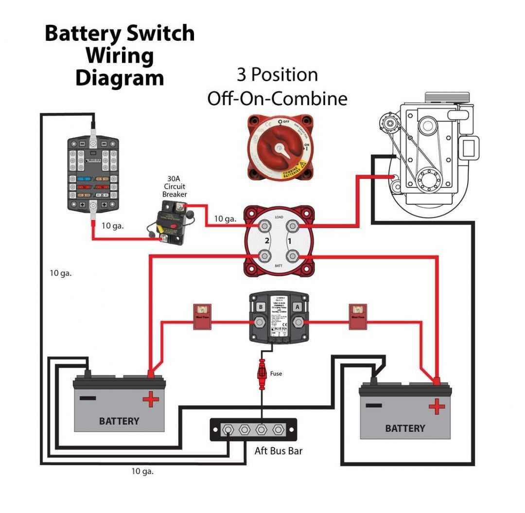 dual battery wiring diagram for boat