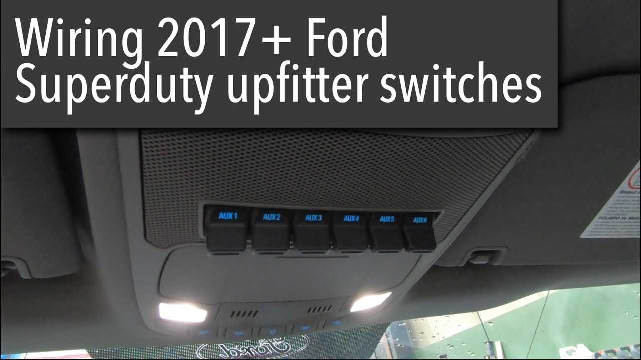 2023 ford bronco auxiliary switches wiring diagram