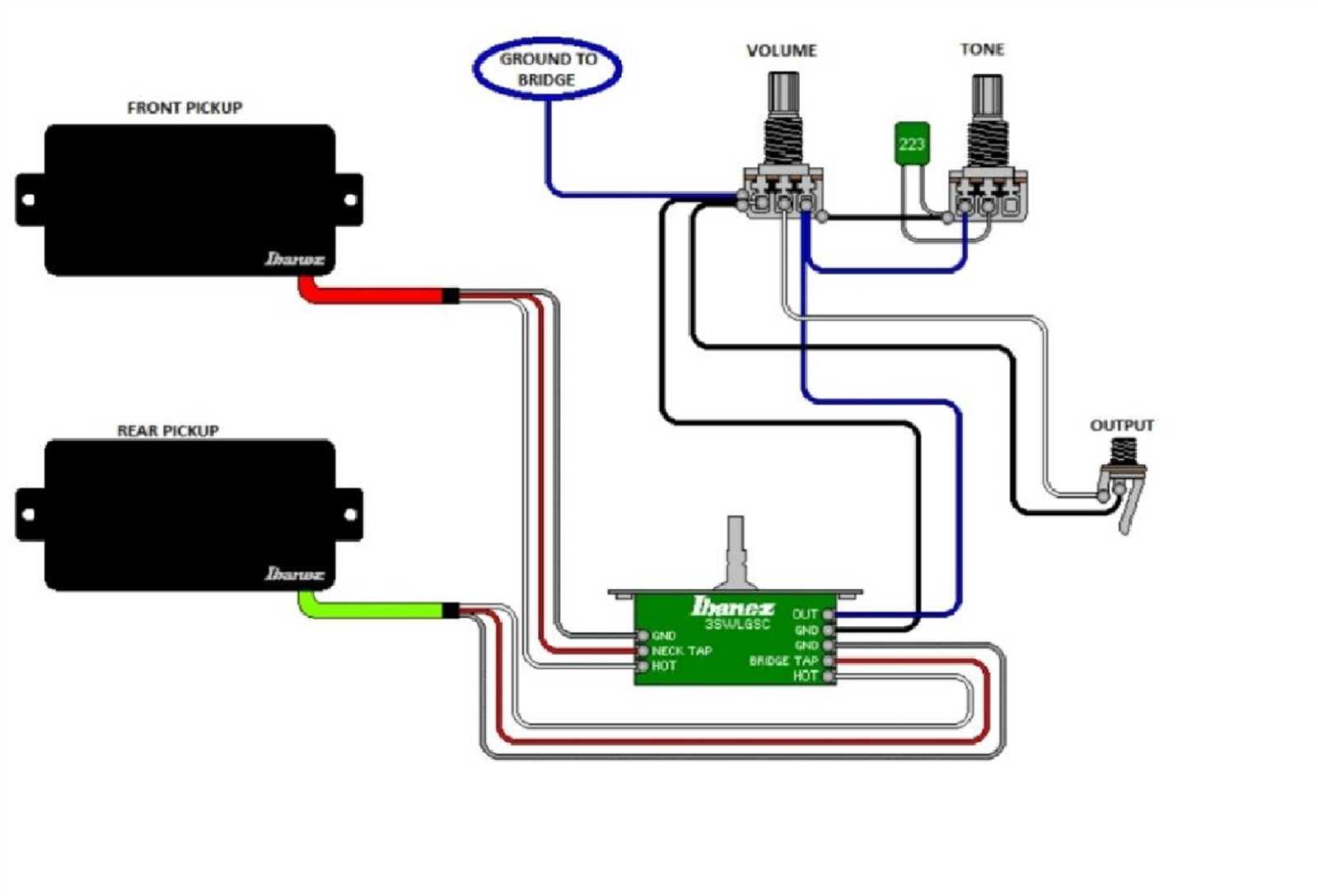 active pickup wiring diagram