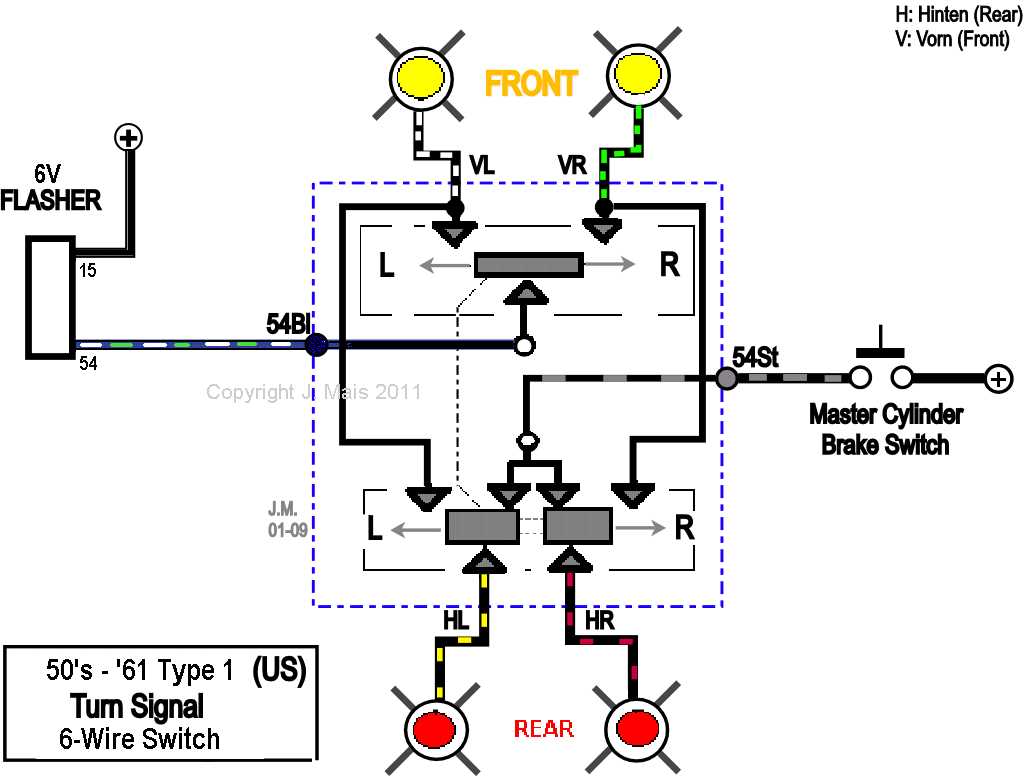 aftermarket turn signal wiring diagram