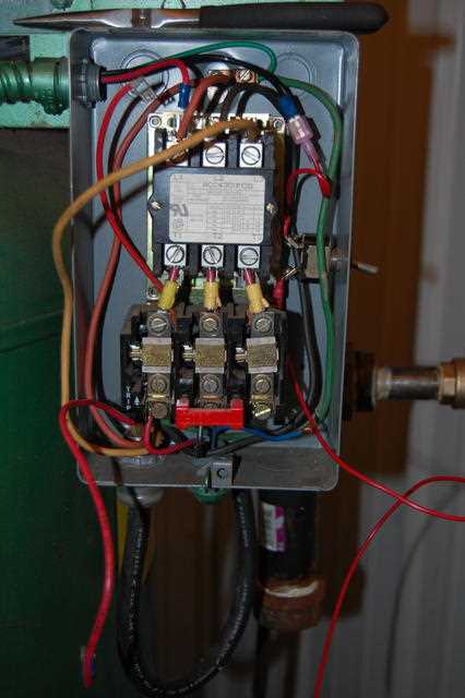 air compressor magnetic starter wiring diagram