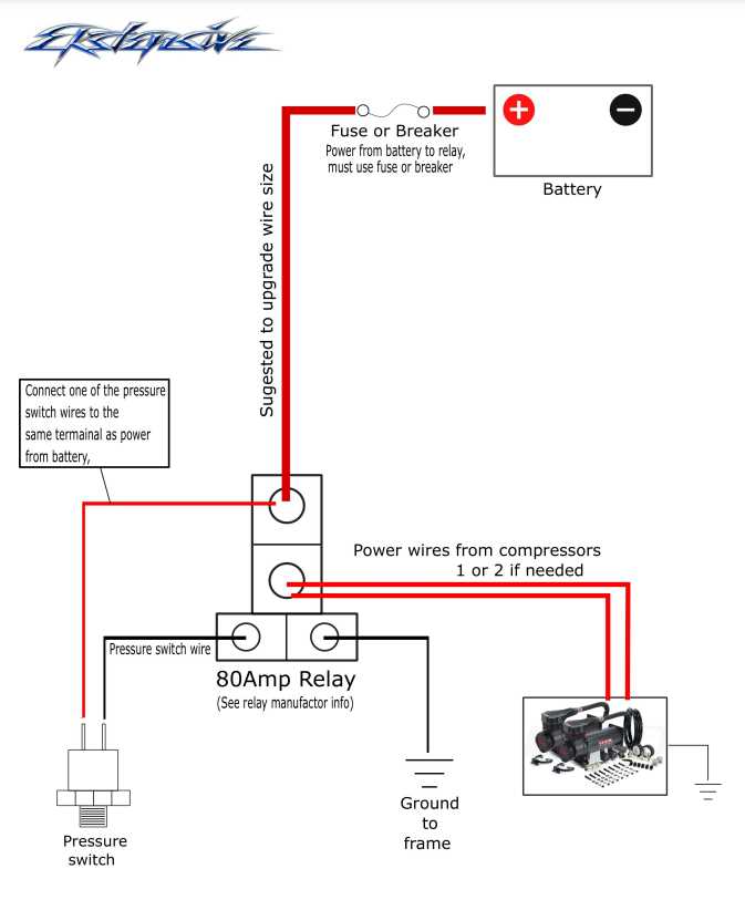 air ride relay wiring diagram