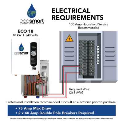 electric tankless water heater wiring diagram