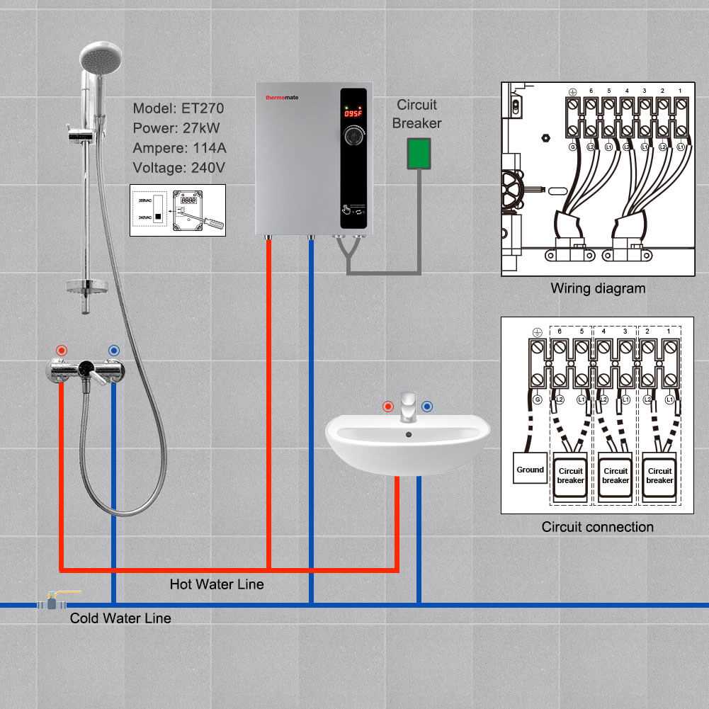 tankless water heater wiring diagram