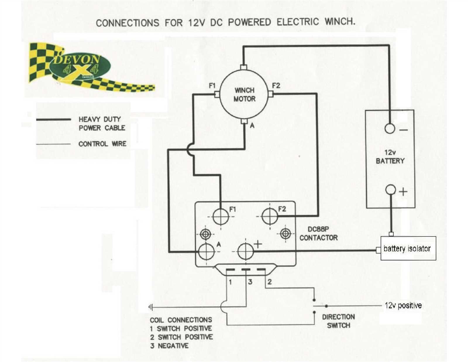 warn winch controller wiring diagram