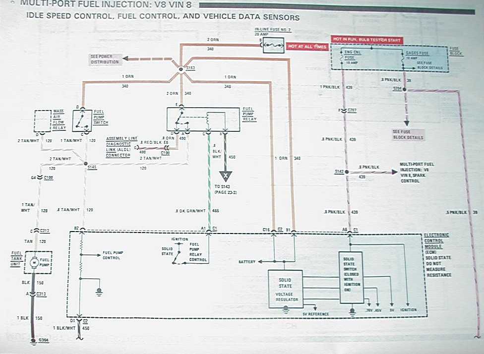 1987 chevy truck fuel pump relay wiring diagram