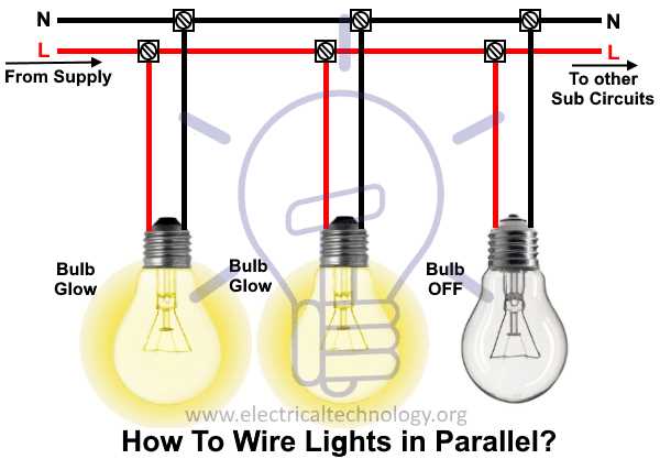 led light fixture wiring diagram