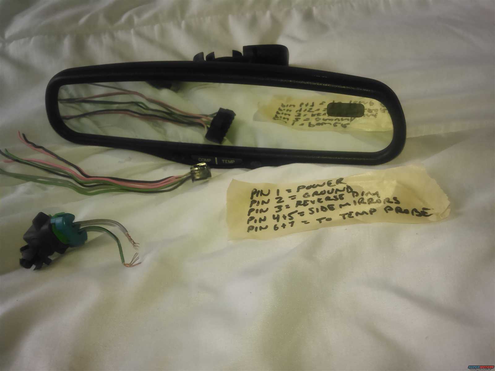 gm rear view mirror wiring diagram