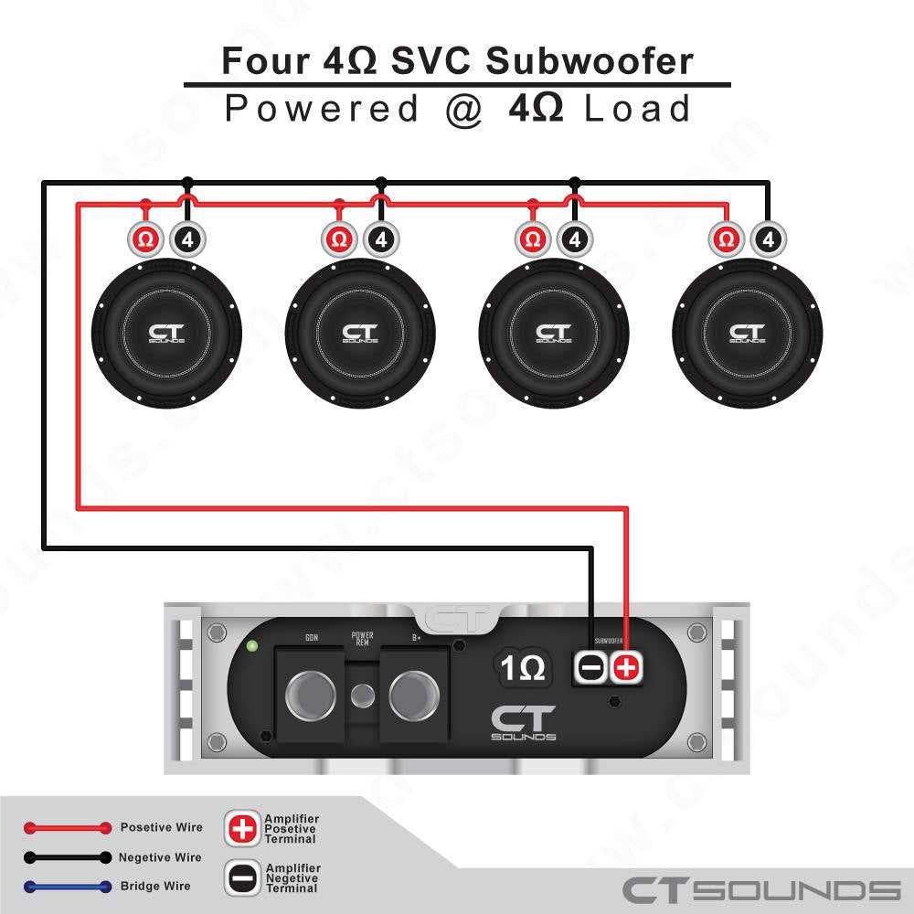 4 ohm 3 speaker wiring diagram