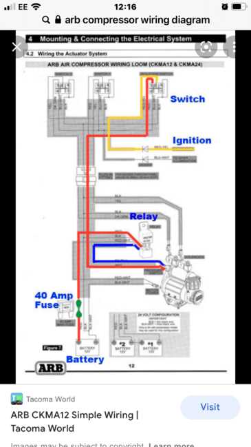 arb twin compressor wiring diagram