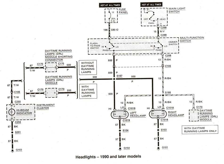 96 ford ranger radio wiring diagram