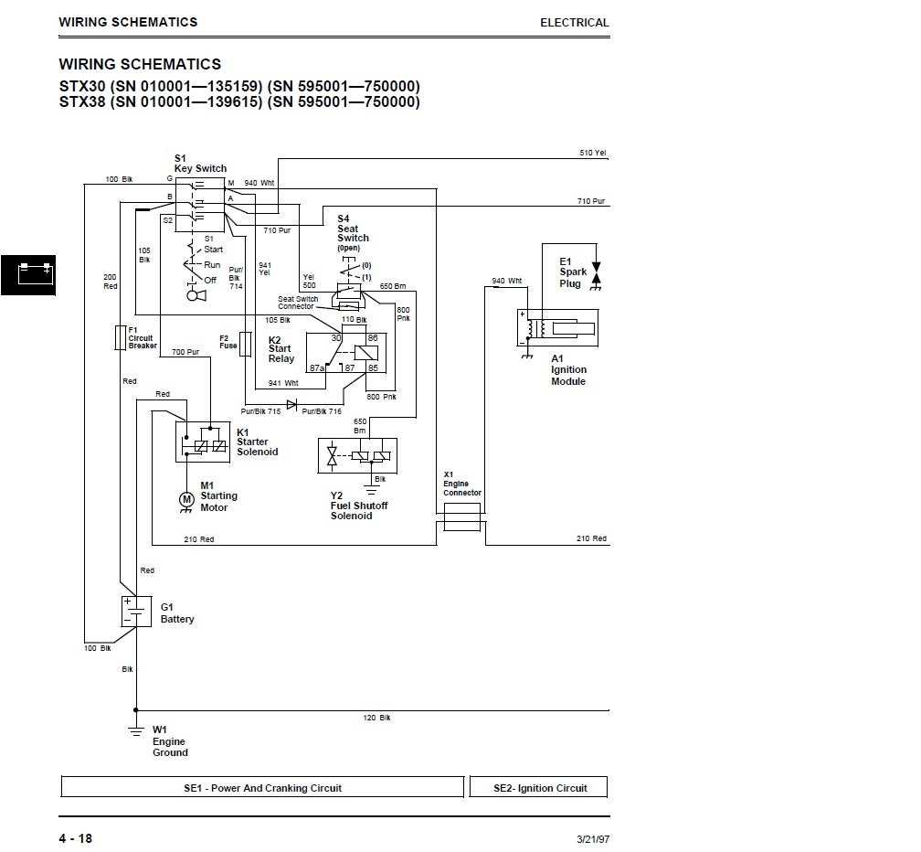 john deere stx38 wiring diagram