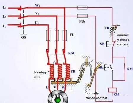 auxiliary contactor wiring diagram