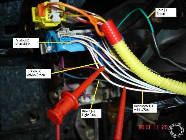 avital remote start wiring diagram