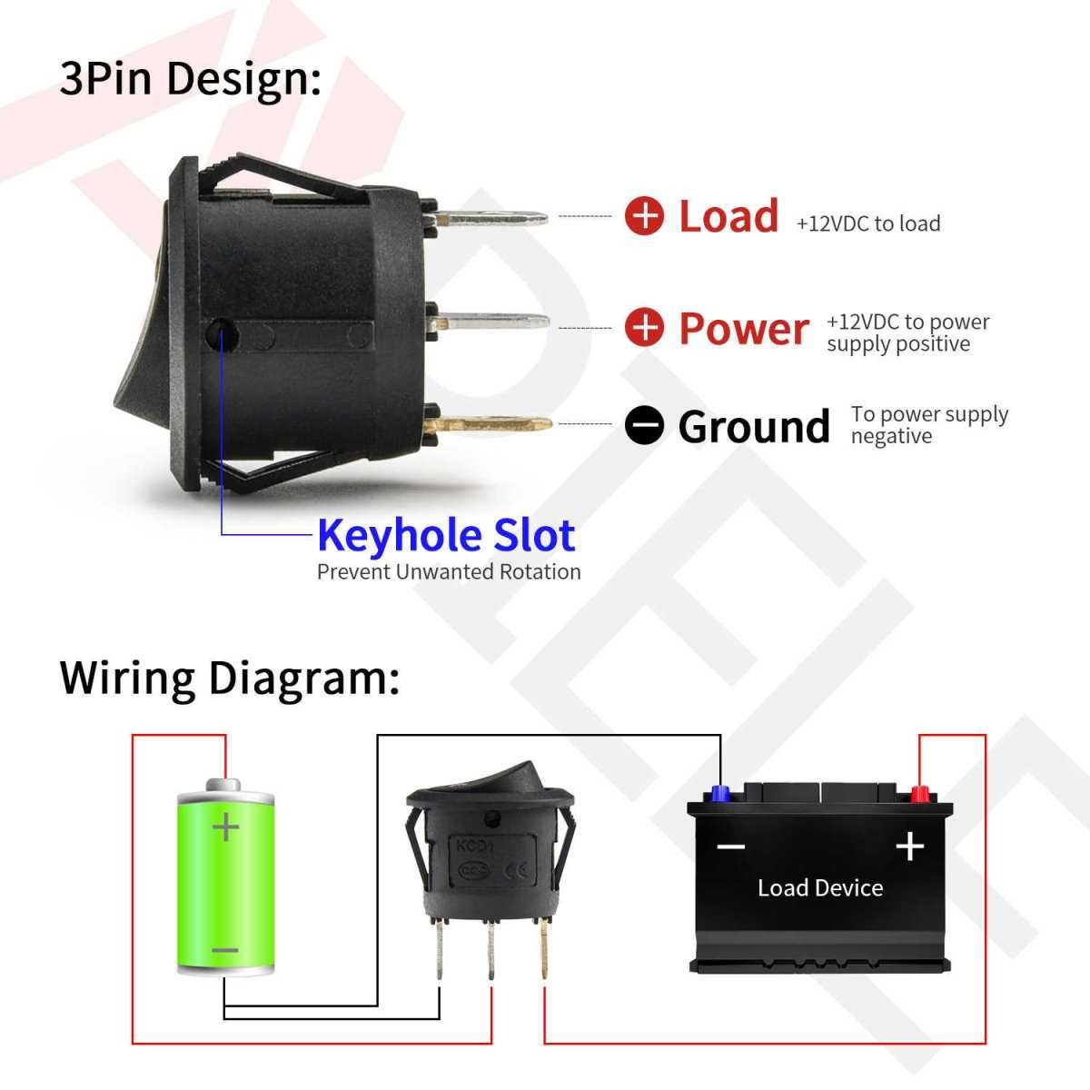 3 prong toggle switch wiring diagram