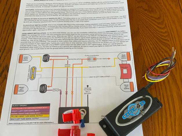 badlands turn signal module wiring diagram