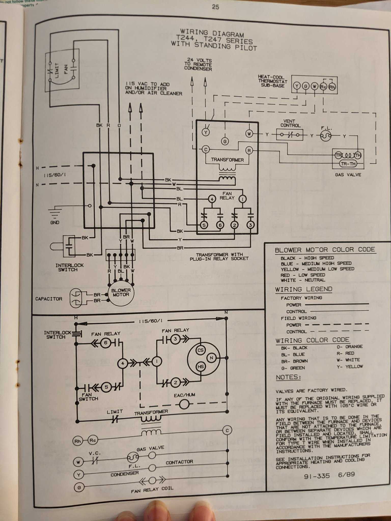 basic furnace wiring diagram