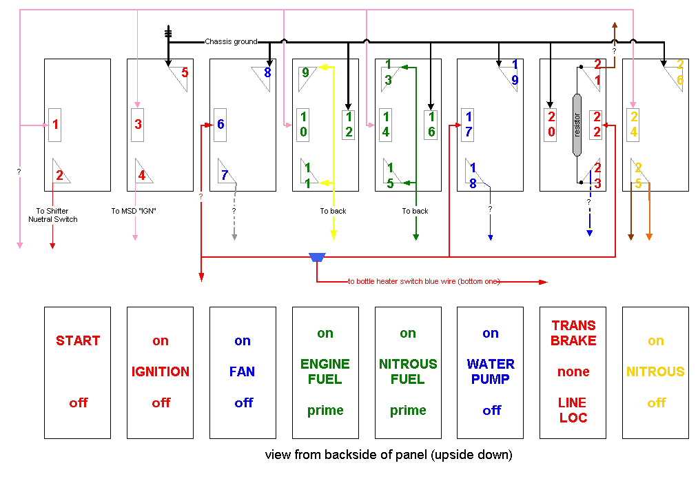 basic race car wiring diagram