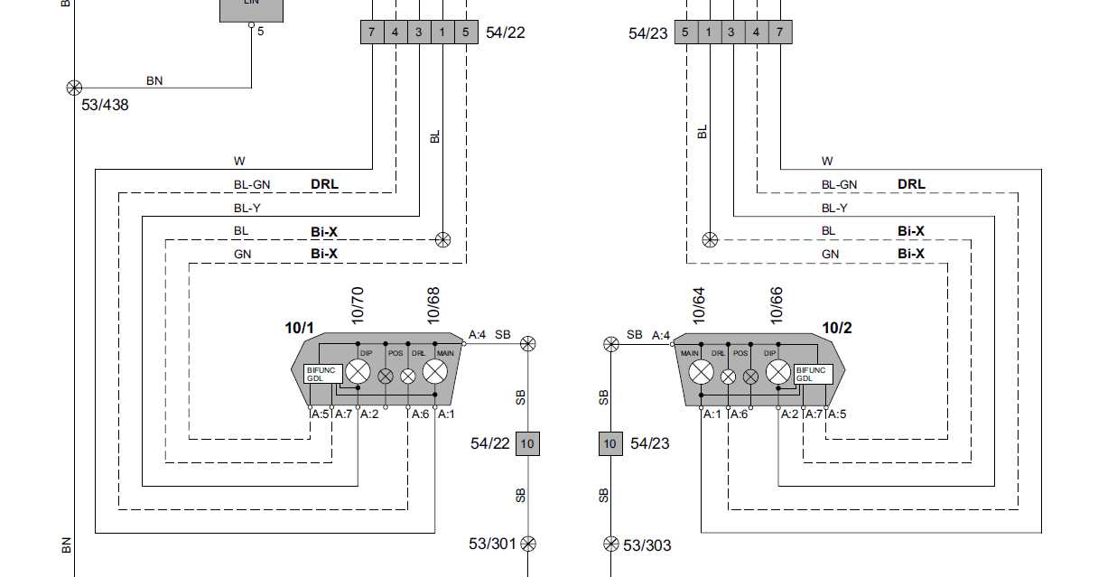 bmw e60 headlight wiring diagram