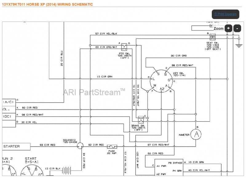 troy bilt ignition switch wiring diagram