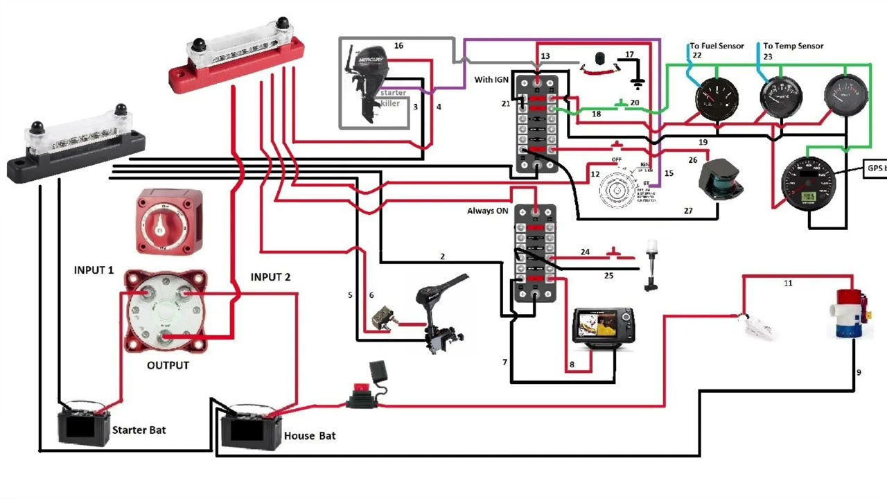 boat battery switch 1 2 or all wiring diagram