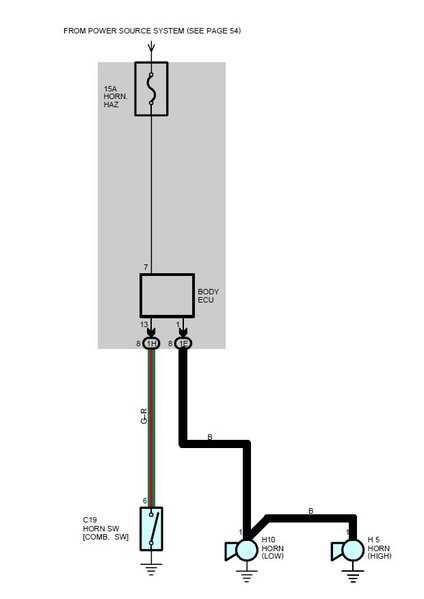 boat horn wiring diagram